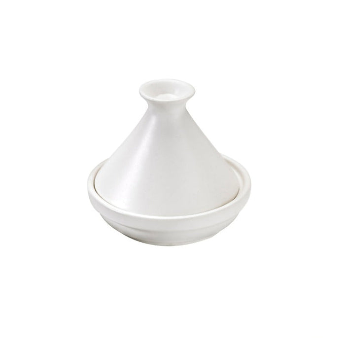 Mini tajin de porcelana blanca A80mm - 24Uds