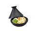 Mini tajin de porcelana negra A80mm - 24Uds
