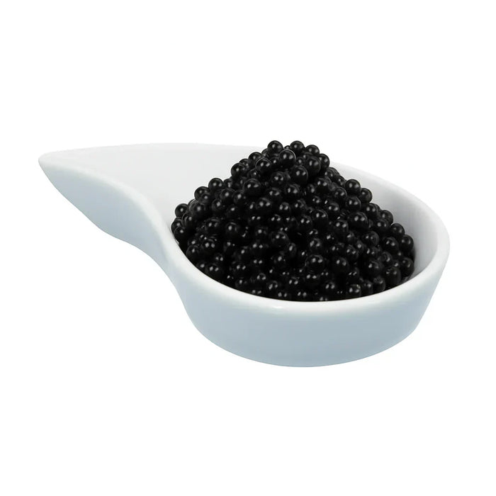 Mini plato de porcelana blanca YIN 78x48mm A15mm - 24Uds