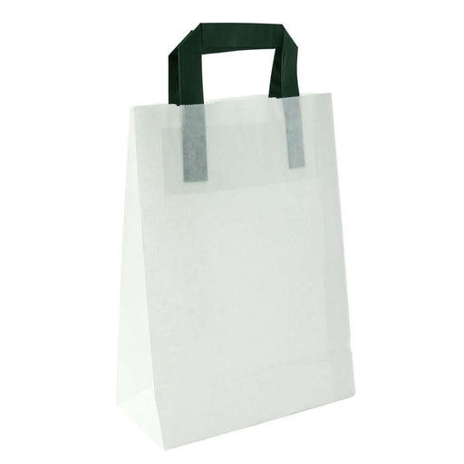 Bolsa de papel blanco reciclado 200x100mm A280mm - 250Uds