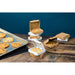 Mini caja pizza de cartón blanco 90x90mm A20mm - 500Uds