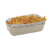Molde de cocción rectangular exterior de madera y molde de papel interior 1200ml 265x115mm A70mm - 100Uds