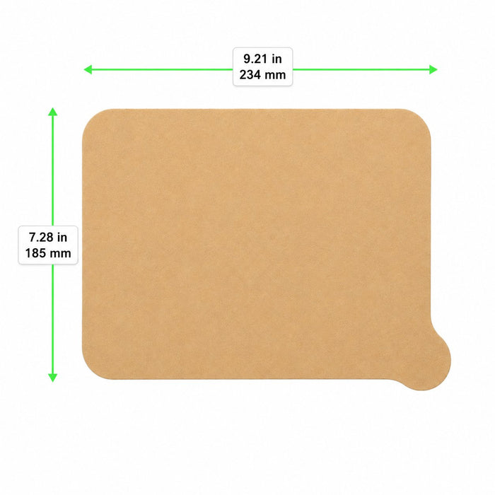 Opco kraft precinto de sellado para envases 234x185mm - 500Uds