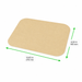 Opco kraft precinto de sellado para envases 270x165mm - 250Uds