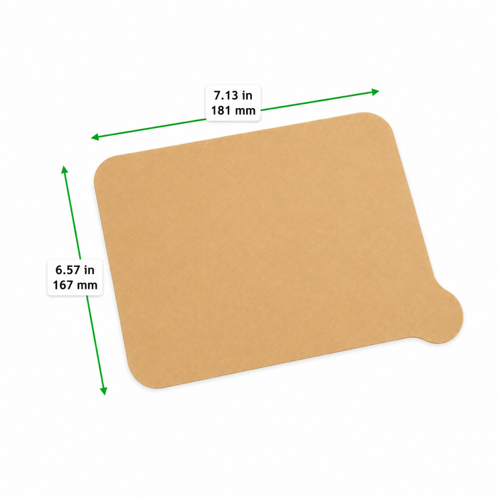 Opco kraft precinto de sellado para envases 181x167mm - 500Uds