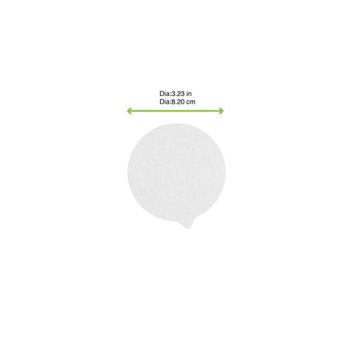 Opercover blanco Ø82mm - 1000Uds