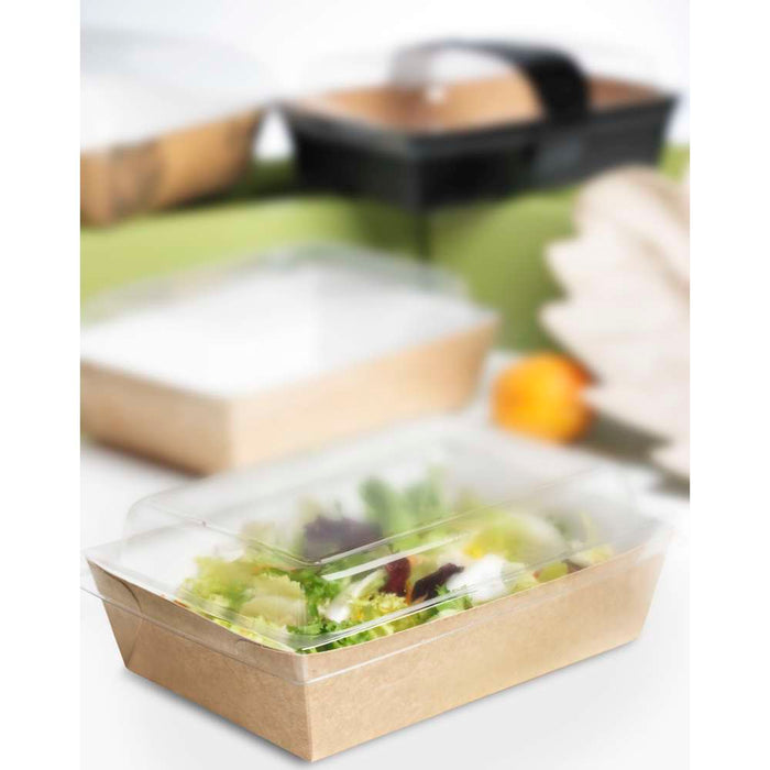 Envase kraft multiusos interior laminado blanco 850ml 220x170mm A40mm - 200Uds