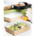Envase kraft multiusos interior laminado blanco 850ml 220x170mm A40mm - 200Uds