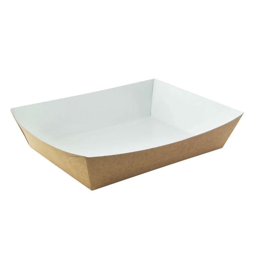Envase kraft multiusos interior laminado blanco 850ml 220x170mm A40mm - 200Uds