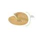 Papel kraft circular antigrasa 27cm - 500Uds