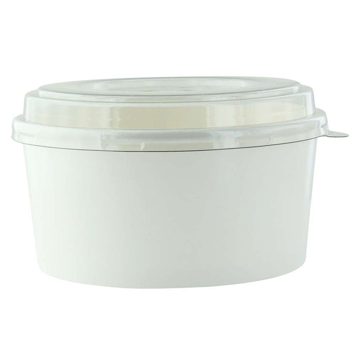 Ensaladera redonda multiusos BUCKATY cartón blanco 900ml Ø150mm A75mm - 360Uds