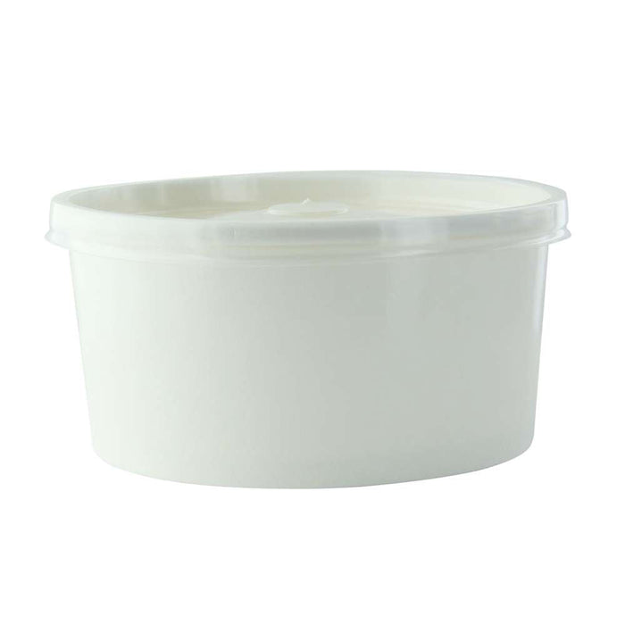 Ensaladera redonda multiusos BUCKATY cartón blanco 900ml Ø150mm A75mm - 360Uds
