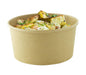 Ensaladera redonda multiusos BUCKATY cartón kraft 1000ml Ø150mm A75mm - 360Uds