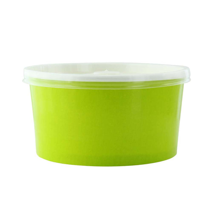 Ensaladera redonda multiusos BUCKATY cartón verde 900ml Ø150mm A75mm - 360Uds