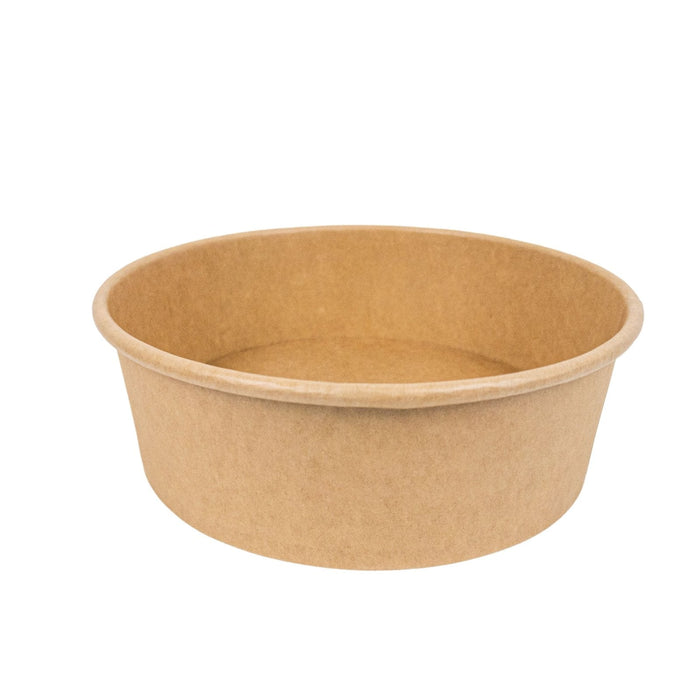 Ensaladera redonda multiusos BUCKATY cartón kraft 1000ml Ø185mm A60mm - 360Uds
