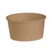 Ensaladera redonda multiusos BUCKATY cartón kraft 1200ml Ø150mm A100mm - 360Uds