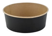Ensaladera redonda multiusos BUCKATY cartón negro 1300ml Ø185mm A70mm - 360Uds