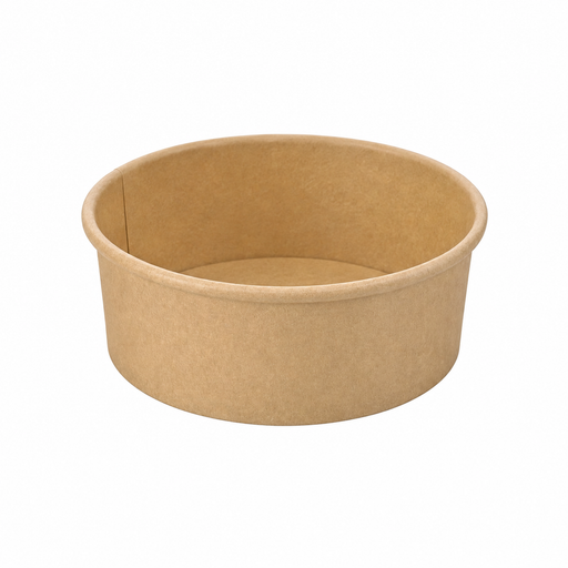 Ensaladera redonda multiusos BUCKATY cartón kraft 1500ml Ø187mm A66mm - 300Uds
