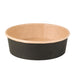 Ensaladera redonda multiusos BUCKATY cartón negra 480ml Ø150mm A45mm - 360Uds
