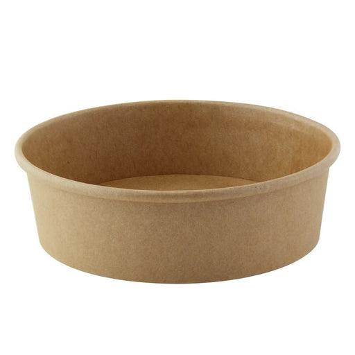 Ensaladera redonda multiusos BUCKATY cartón kraft 480ml Ø150mm A45mm - 360Uds