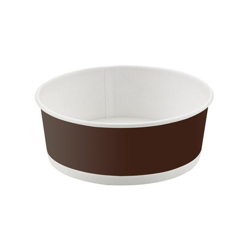 Ensaladera redonda multiusos BUCKATY cartón negro 600ml Ø142mm A57mm - 500Uds
