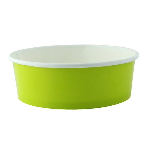 Ensaladera redonda multiusos BUCKATY cartón verde 580ml Ø150mm A50mm - 360Uds