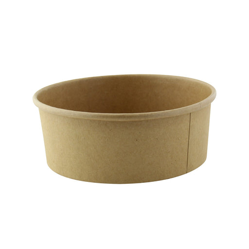 Ensaladera redonda multiusos BUCKATY cartón kraft cartón kraft 580ml Ø150mm A50mm - 360Uds