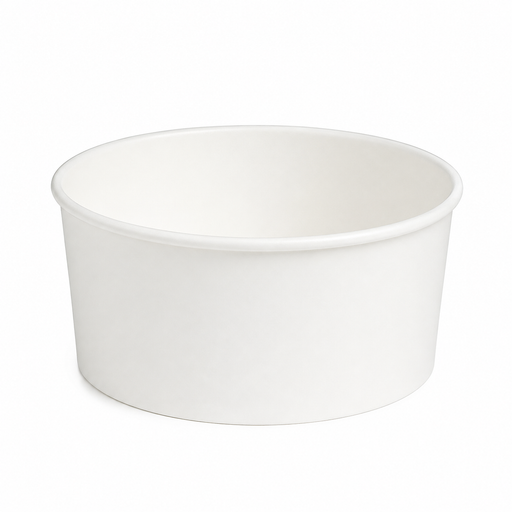 Ensaladera redonda multiusos BUCKATY cartón blanco 750ml Ø145mm A68mm - 400Uds