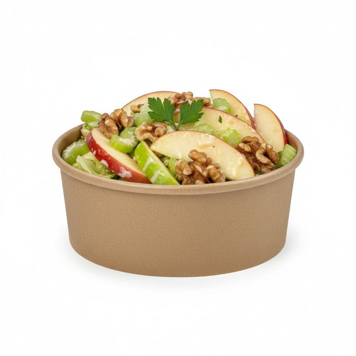 Ensaladera redonda multiusos BUCKATY cartón kraft 750ml Ø145mm A68mm - 400Uds