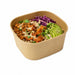 Ensaladera cuadrada multiusos Kraft 170x170mm H75mm 1400ml - 300Uds