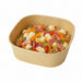 Ensaladera cuadrada multiusos Kraft 170x170mm H42mm 750ml - 300Uds