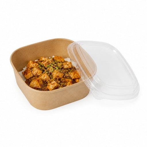 Tapa de PP para ensaladera cuadrada  130x130mm - 300Uds
