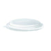 Tapa plana transparente PET Ø142mm - 500Uds