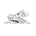 Cono de papel antigrasa con diseño periódico 660ml 310x220mm A220mm - 5000Uds