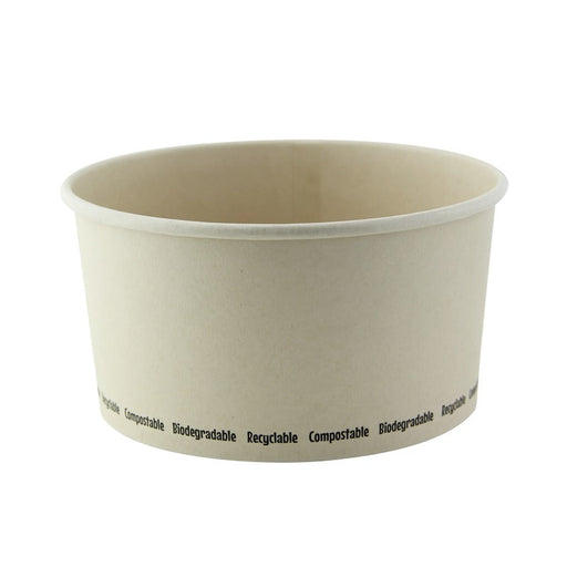 Ensaladera redonda multiusos BUCKATY cartón y fibra de bambú 1000ml Ø150mm A78mm - 360Uds
