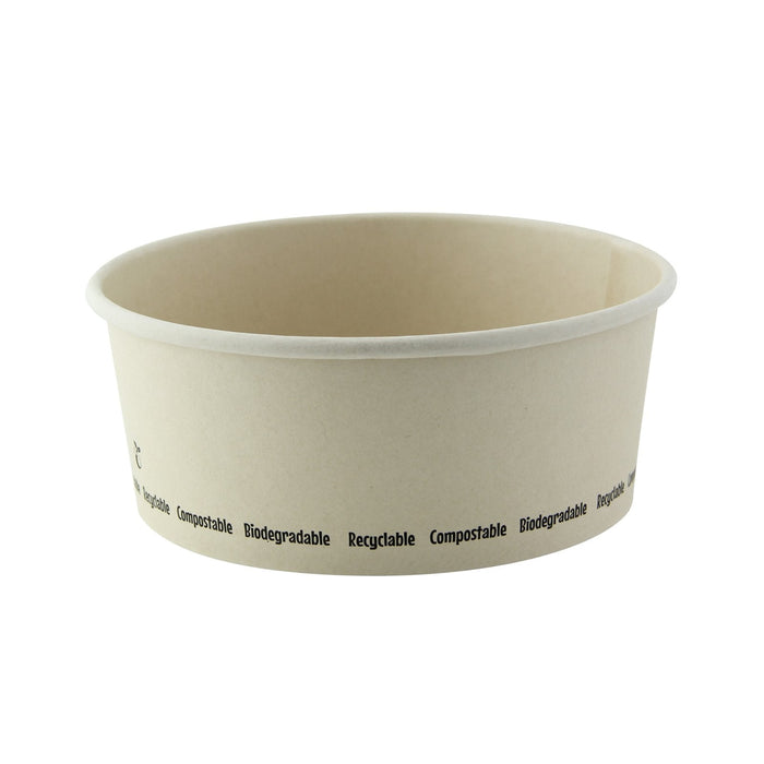 Ensaladera redonda multiusos BUCKATY cartón y fibra de bambú 750ml Ø150mm A60mm - 360Uds