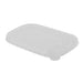 Tapa plana translúcida PP rectangular 172x122mm A9mm - 200Uds
