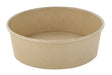Ensaladera redonda multiusos BUCKATY de fibra de bambú marrón 480ml Ø150mm A47mm - 360Uds