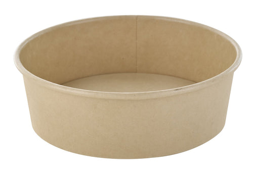 Ensaladera redonda multiusos BUCKATY de fibra de bambú marrón 480ml Ø150mm A47mm - 360Uds