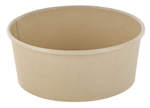 Ensaladera redonda multiusos BUCKATY en fibra de bambú marrón 700ml Ø150mm A60mm - 360Uds
