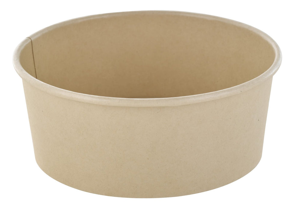 Ensaladera redonda multiusos BUCKATY en fibra de bambú marrón 700ml Ø150mm A60mm - 360Uds