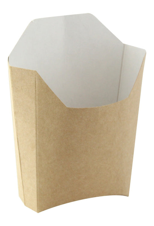 Envase kraft tipo Bolsillo para patatas fritas 115x90mm A110mm - 1200Uds