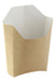 Envase kraft tipo Bolsillo para patatas fritas 115x90mm A110mm - 1200Uds