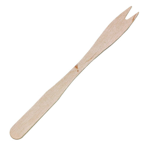 Tenedor de madera para patatas fritas 11mm A85mm - 5000Uds