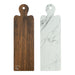 Tablas de aperitivo de doble cara imitación mármol y madera 90x295mm - 400Uds