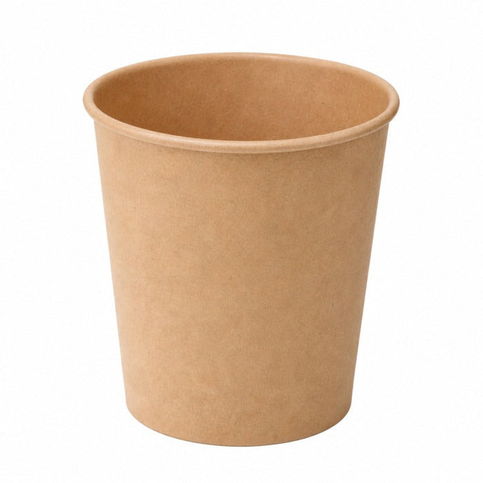 Tarrina de cartón kraft para caliente/frío 120ml Ø65mm A65mm - 1000Uds