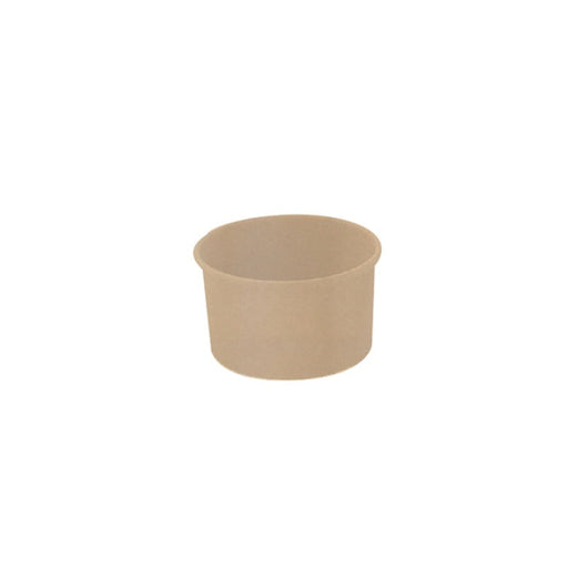 Tarrina de cartón kraft para caliente/frío 200ml Ø90mm A48mm - 1000Uds