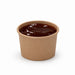 Tarrina de cartón kraft para caliente/frío 100ml Ø61mm A58mm - 1000Uds