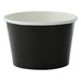 Tarrina de cartón negra para caliente/frío 280ml Ø95mm A62mm - 500Uds