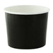 Tarrina de cartón negra para caliente/frío 320ml Ø90mm A70mm - 500Uds